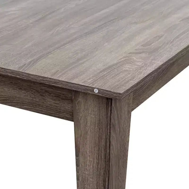 Tavolo da pranzo rettangolare allungabile da 106,3", fino a 5 posti, rovere scuro / noce