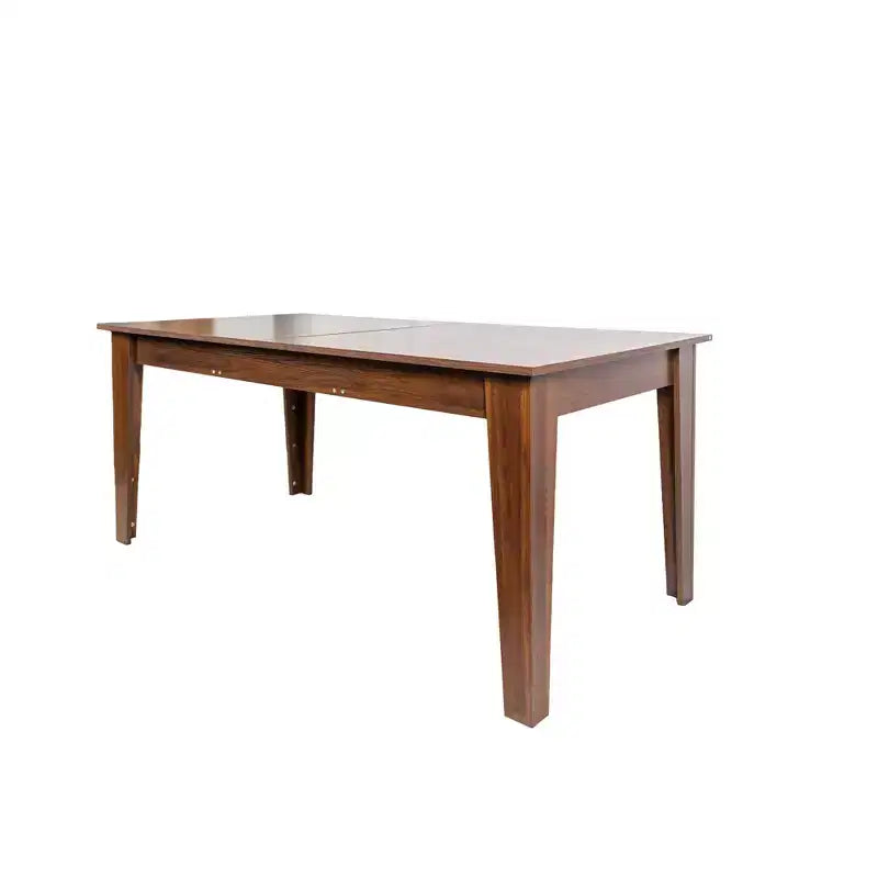 Tavolo da pranzo rettangolare allungabile da 106,3", fino a 5 posti, rovere scuro / noce