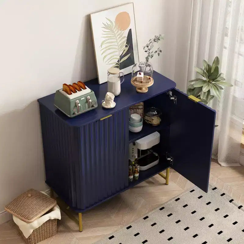 Mobile contenitore a 2 ante in MDF da 31,5" H con ripiani regolabili, colori assortiti, per adulti