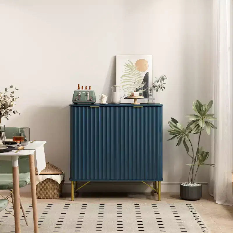 Mobile contenitore a 2 ante in MDF da 31,5" H con ripiani regolabili, colori assortiti, per adulti