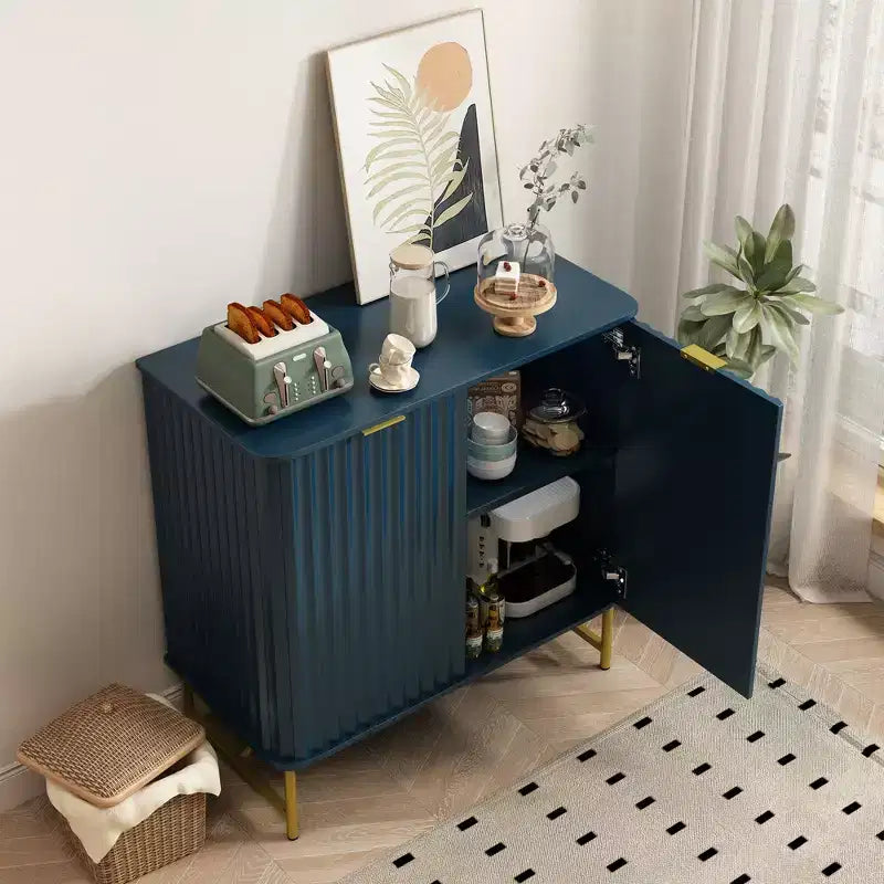 Mobile contenitore a 2 ante in MDF da 31,5" H con ripiani regolabili, colori assortiti, per adulti