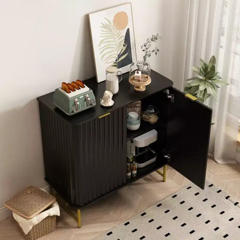 Mobile contenitore a 2 ante in MDF da 31,5" H con ripiani regolabili, colori assortiti, per adulti
