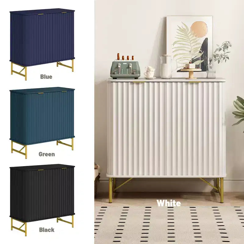 Mobile contenitore a 2 ante in MDF da 31,5" H con ripiani regolabili, colori assortiti, per adulti