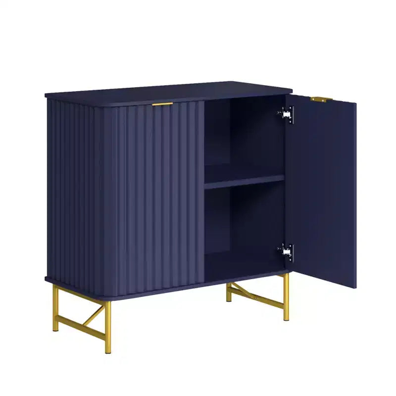 Mobile contenitore a 2 ante in MDF da 31,5" H con ripiani regolabili, colori assortiti, per adulti