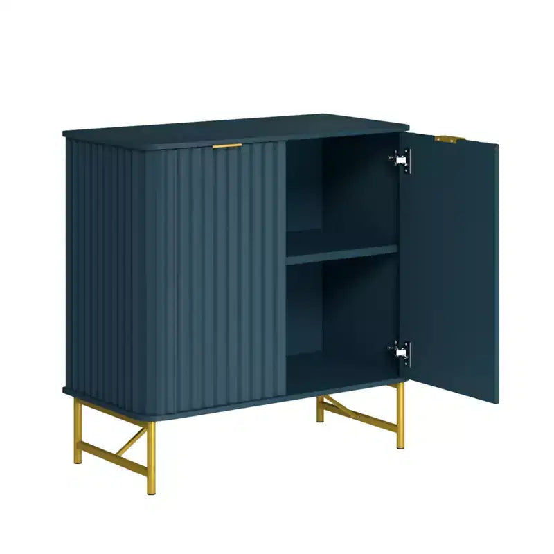Mobile contenitore a 2 ante in MDF da 31,5" H con ripiani regolabili, colori assortiti, per adulti