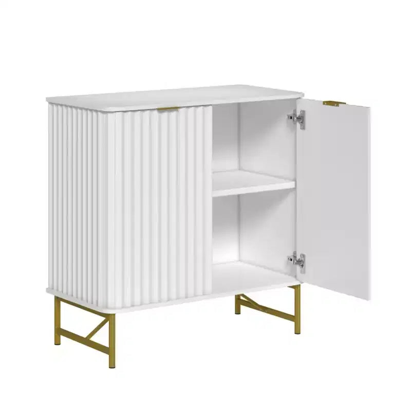 Mobile contenitore a 2 ante in MDF da 31,5" H con ripiani regolabili, colori assortiti, per adulti