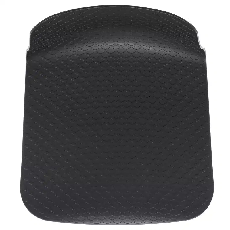 Sedie da pranzo in plastica stampata, set da 2 (Nero/Grigio/Bianco), posti a sedere 2