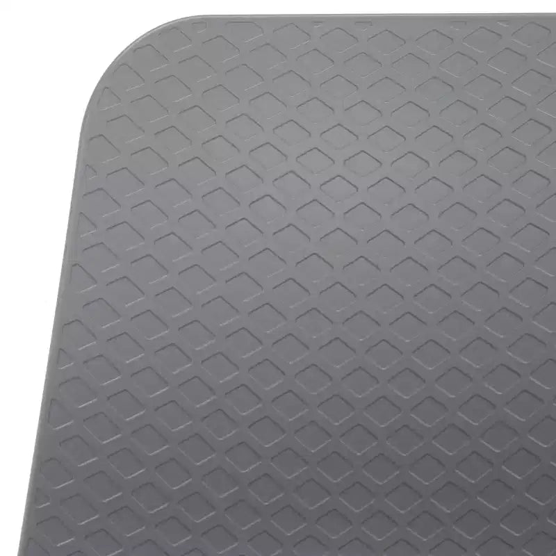 Sedie da pranzo in plastica stampata, set da 2 (Nero/Grigio/Bianco), posti a sedere 2