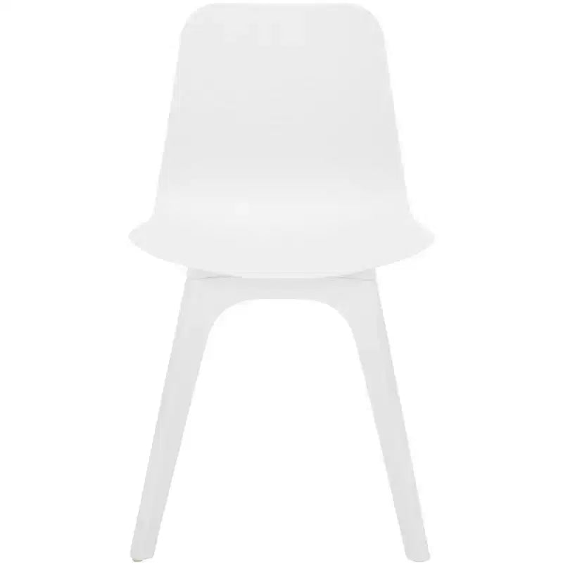 Sedie da pranzo in plastica stampata, set da 2 (Nero/Grigio/Bianco), posti a sedere 2