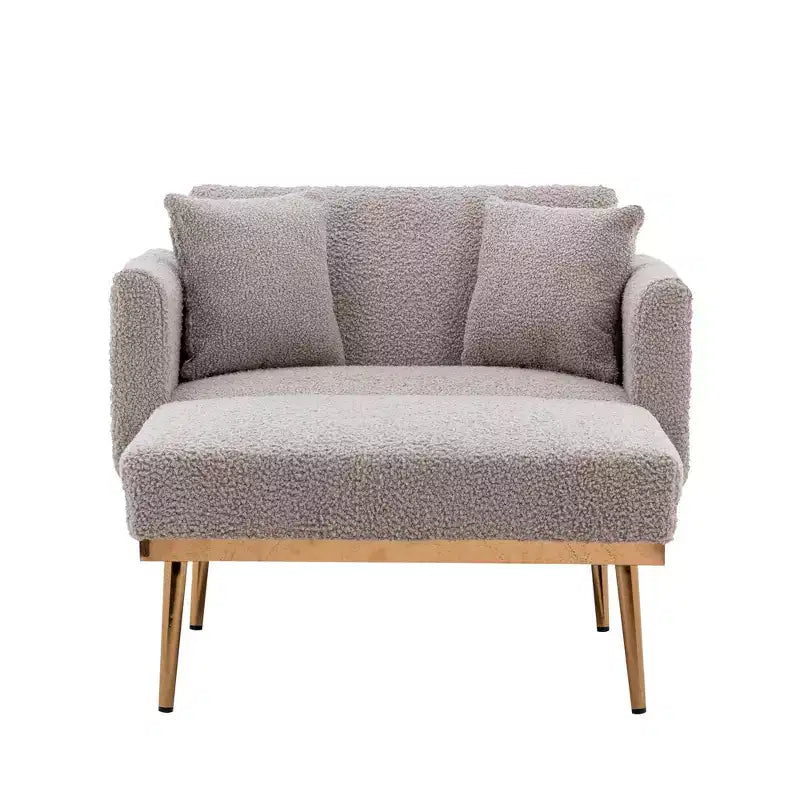 Chaise longue da 1 posto rivestita in lino, schienale regolabile