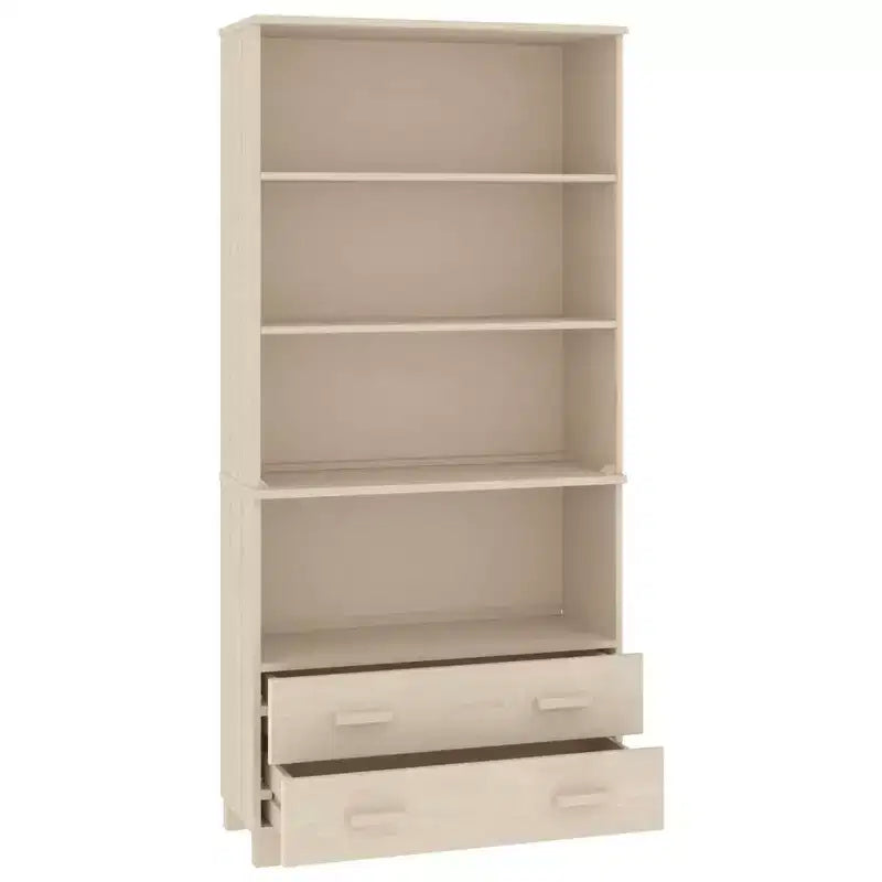 Credenza alta set da 2, multicolore, legno di pino