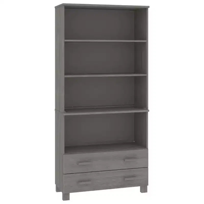 Credenza alta set da 2, multicolore, legno di pino