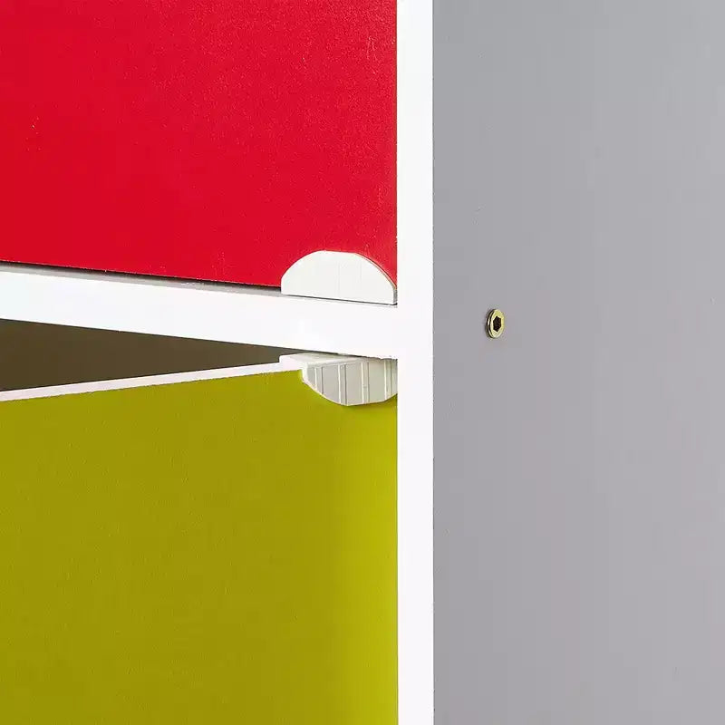 Armadio a 8 ante chiuso per casa e ufficio, vari colori