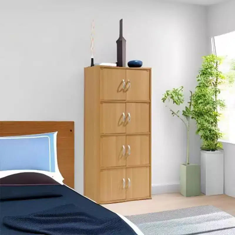 Armadio a 8 ante chiuso per casa e ufficio, vari colori